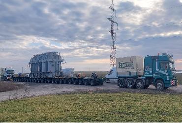 Proiect special de transport: transformator electric din Constanta in Ucraina